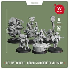 Комплект миниатюр Red Fist Bundle - Gobbo`s Glorious Revolushun