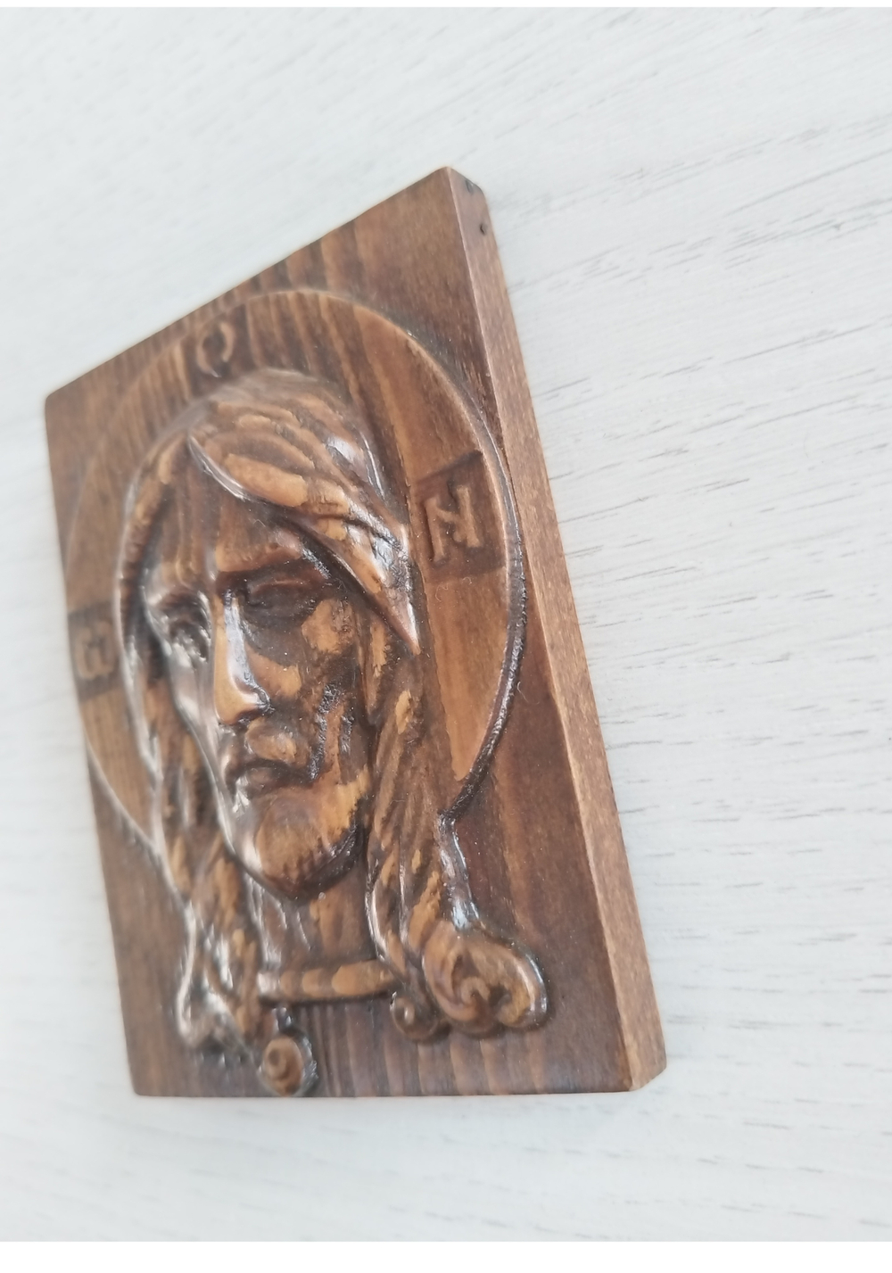 Икона деревянная "Спас Нерукотворный"