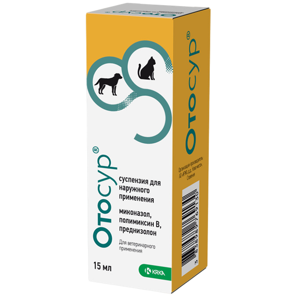 Отосур, суспензия для наружного применения, 15 мл (аналог Суролана)