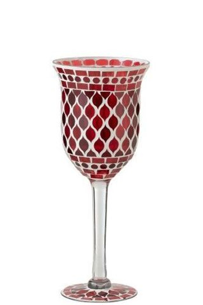 Подсвечник "Мозаика" 12x12x30см