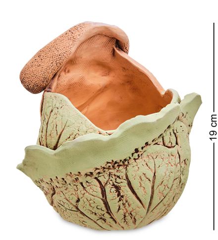 ZLC-180 Кашпо глинян. «Кролик в капусте»