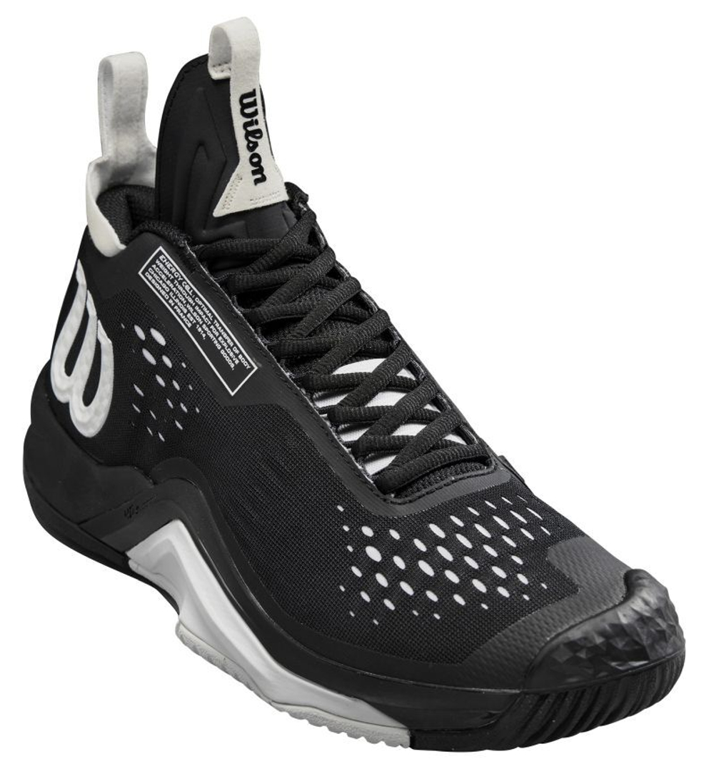 Мужские кроссовки теннисные Wilson Rush Pro Tour Mid - черный