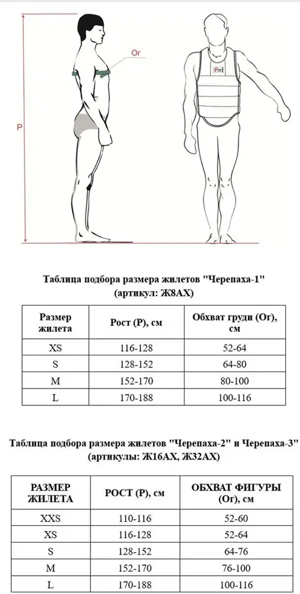 Жилет защитный Рэй-Спорт ЧЕРЕПАХА-1
