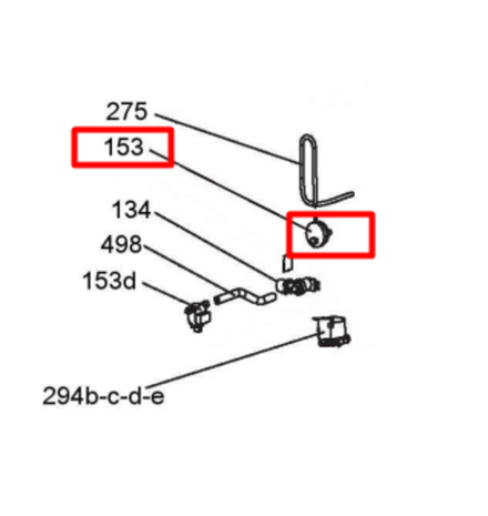 Датчик давления для стиральной машины Candy (Канди) - 49021357