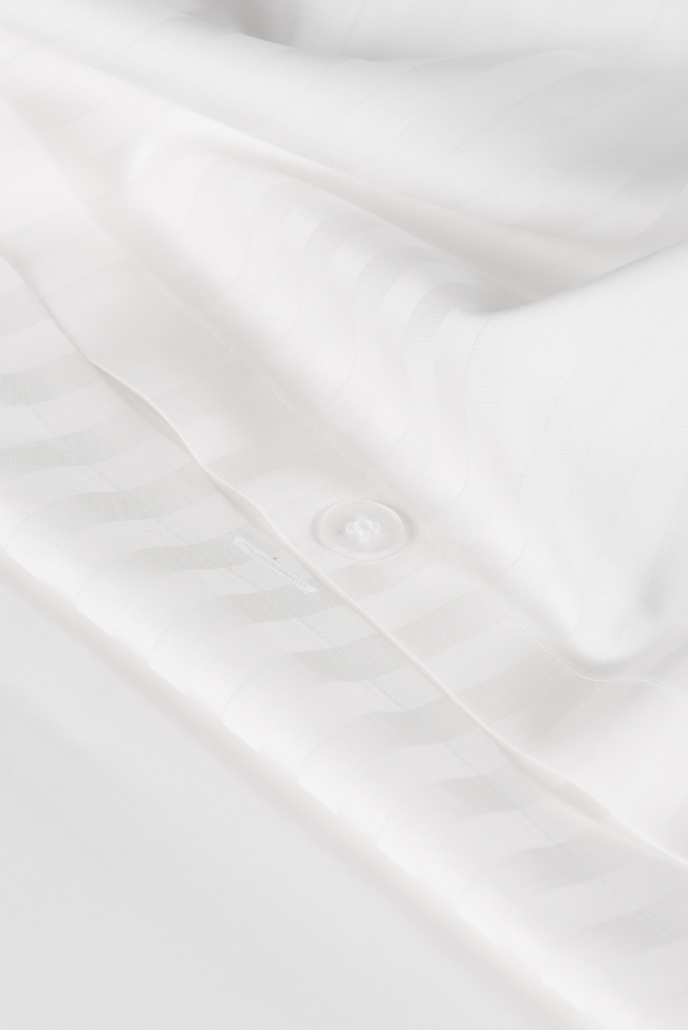 UTOPIA Пододеяльник, сатин белый страйп