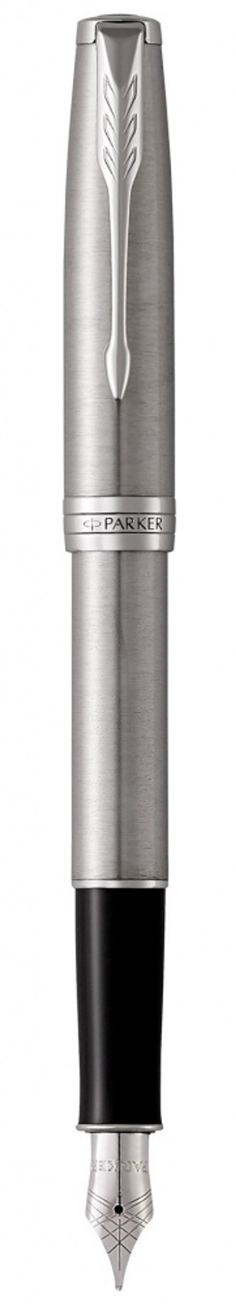 Перьевая ручка Parker Sonnet 1931509 Stainless Steel CT, перо: F, цвет чернил: black, в подарочной упаковке