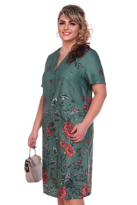 Платье СР-ак-2608 Н(оливковый)