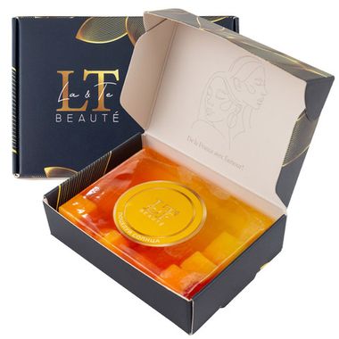 Мыло(+ уп)твердое ручной работы с добавлением эфирных масел ''Поцелуй солнца'' La and Te beaute LT-6235(+ уп)