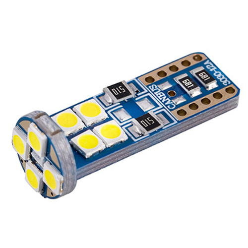 Лампа светодиодная 12V 5W без цоколя белый 12 SMD (габариты, повт.поворотника) 2 шт. Skyway