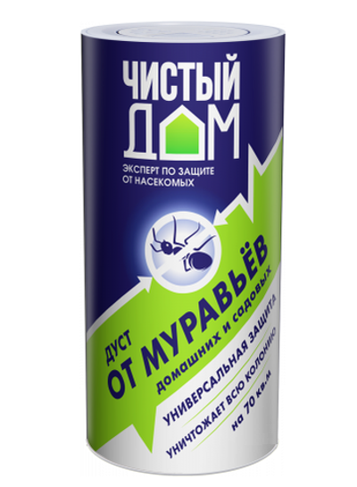 Дуст от муравьев Чистый Дом 120 г (1/24)