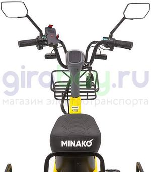 Электровелосипед Minako UNO 30Ah LifePo4 - Жёлтый фото №7