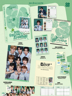 товары XIKERS - CLOVER LOVERS CLUB 2025 SEASON'S GREETINGS