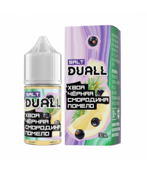 Жидкость Duall, 30 мл, Light Хвоя, черная смородина, помело