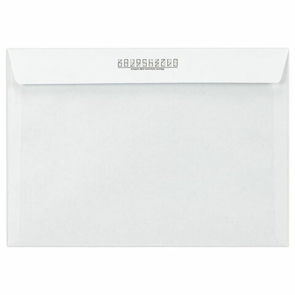 Конверты С4 (229х324 мм), отрывная лента, "Куда-Кому" 90 г/м2, КОМПЛЕКТ 250 шт., внутренняя запечатка С4.02СКК.250