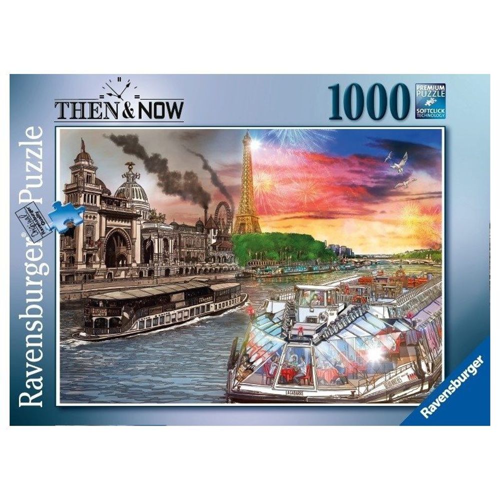 Ravensburger - Пазл тогда и сейчас Париж 1000 шт. 165711