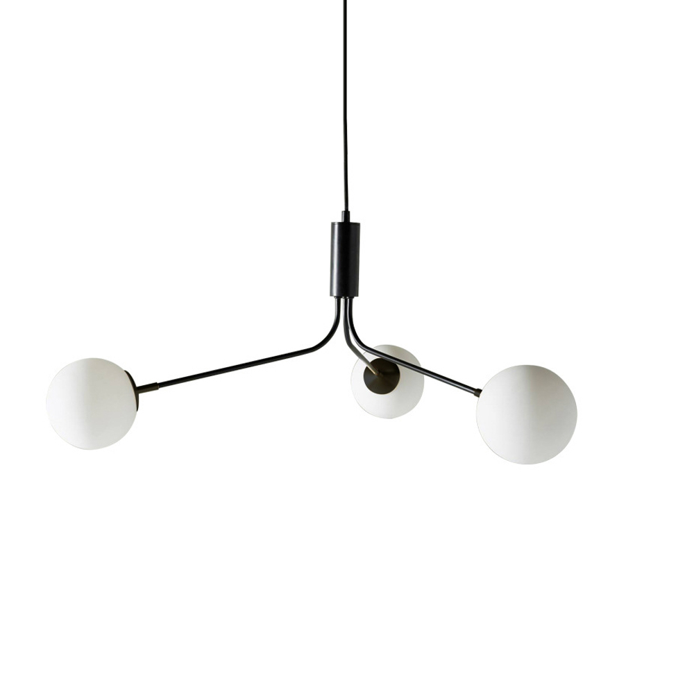 Pendant design lamp  Apiales by Nuura (Black) (3 lampshade )