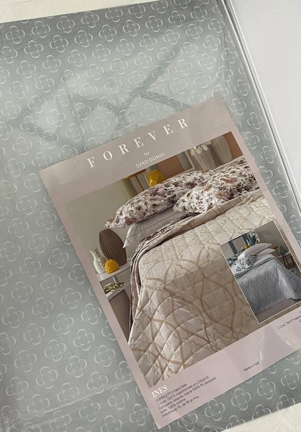 Покрывало 270х270 Svad Dondi Ines голубое