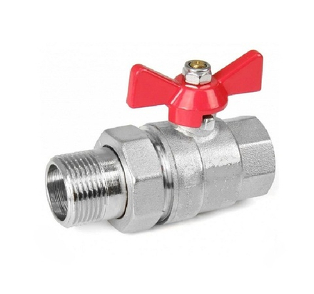 Кран шар. с американкой 1/2" Premium VIEIR лат.полнопрох.