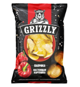 Чипсы Grizzly натуральные со вкусом паприки 55 г