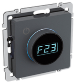 BRITE Термостат электронный с индикацией ТС10-1-БрМ маренго IEK