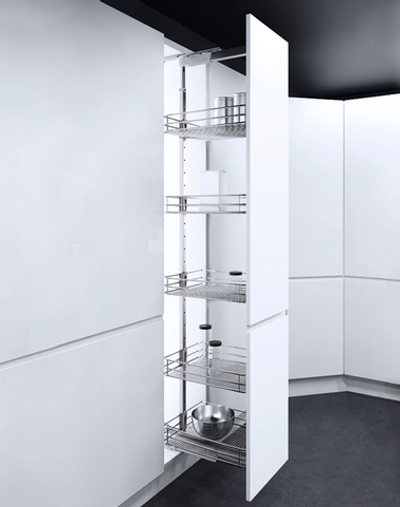 Vauth-Sagel Система TAL LARDER-SAPHIR, выдвижной фасад 450 мм, высота 950-1200 мм, хром