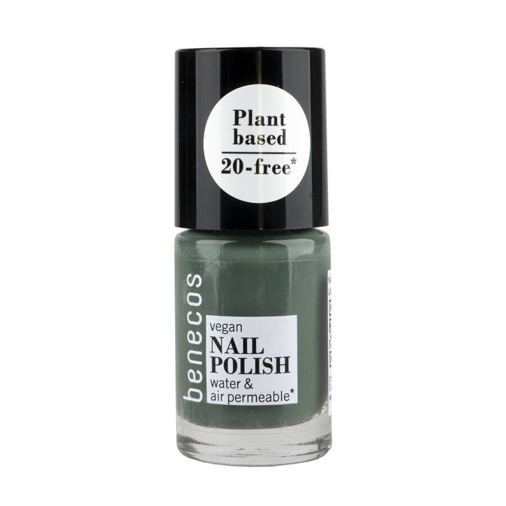 Лак для ногтей Benecos, цвет шалфейно-зеленый, 5 мл