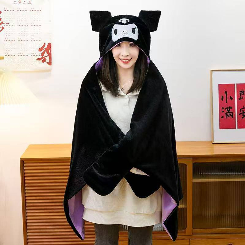 Полотенце-трансформер с капюшоном в виде персонажей мультиков