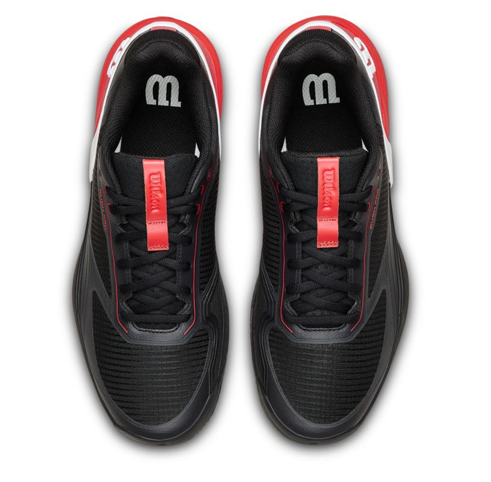 Мужские теннисные кроссовки Wilson Rush Pro 5 Clay - black/infrared/white