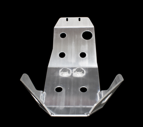 Skid plate KLX250 5mm SLV. Yamoto