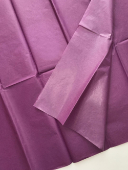 Бумага тишью 50 х 66 см (10 листов), темно-фиолетовая