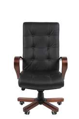 Офисное кресло Chairman 424WD Россия нат.кожа/экокожа черная (мультиблок)