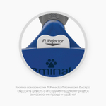 Фурминатор FURminator L для крупных собак с короткой шерстью