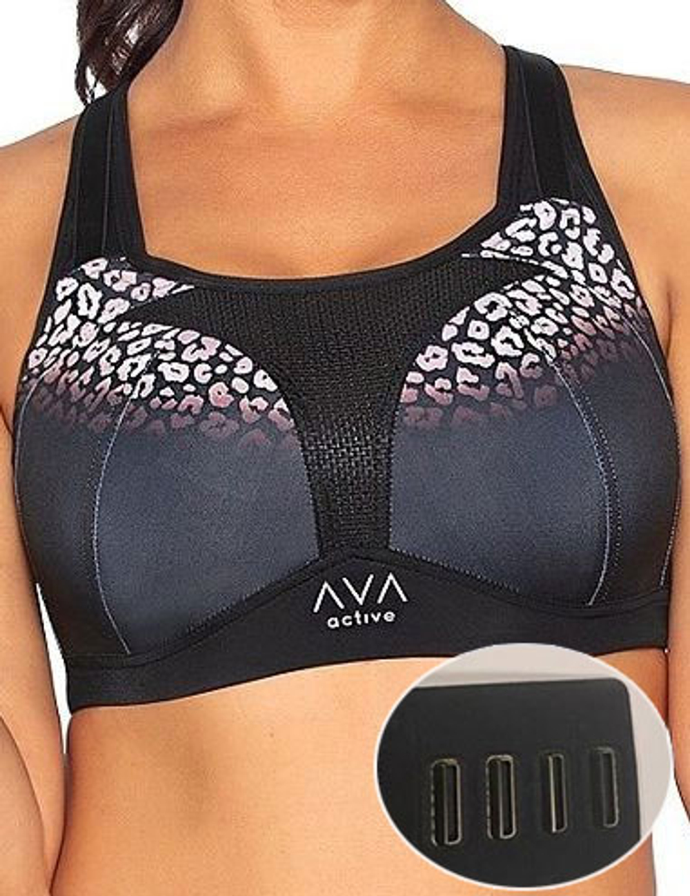 Бюстгальтер спортивный Ava CARRI M застежка Click