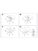 Стол кухонный обеденный круглый раздвижной 110х110х75,5 см