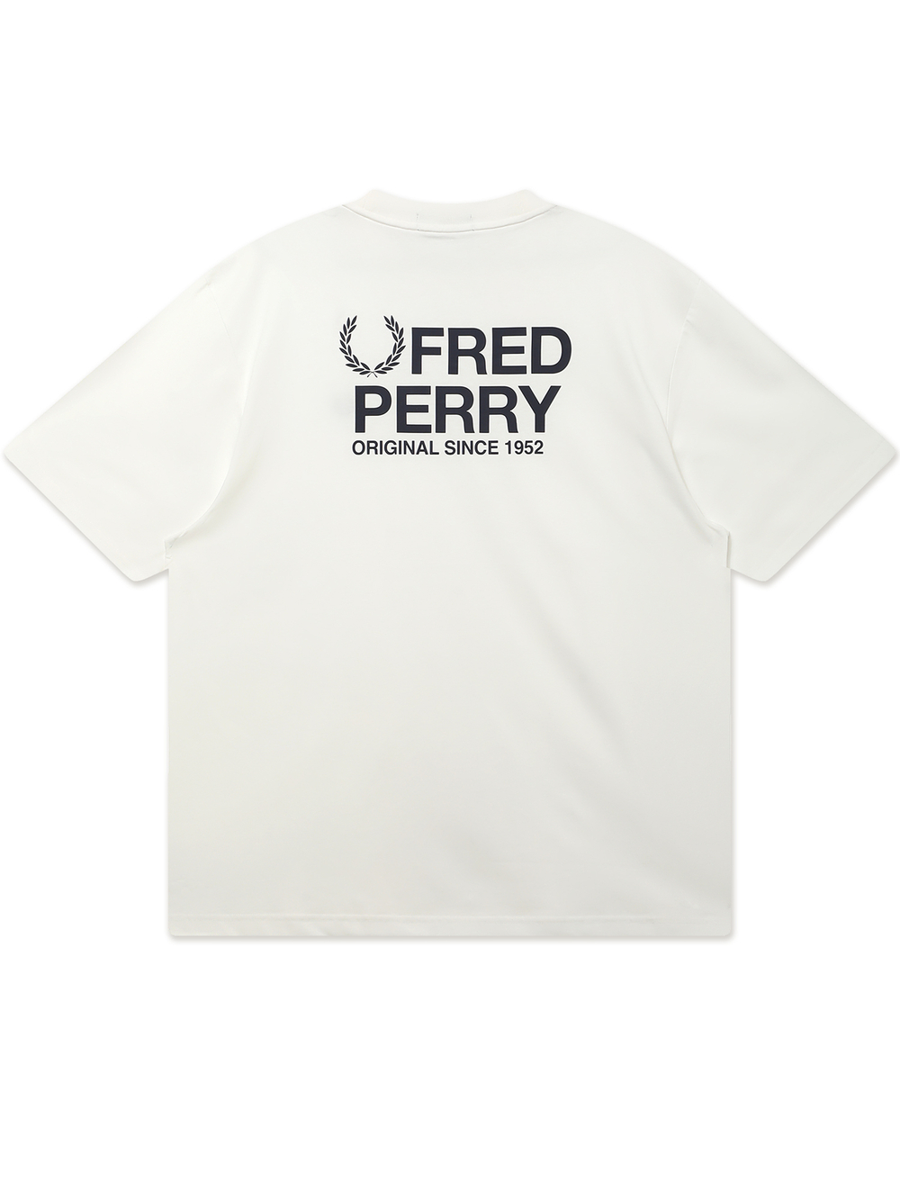 Мужская Футболка Back Print Fred Perry Text
