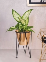 Кашпо металлическое на ножках 25*15,5 см