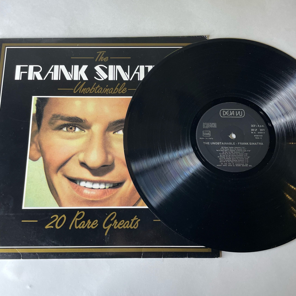 Винтажная виниловая пластинка LP Frank Sinatra The Unobtainable (Италия 1986)