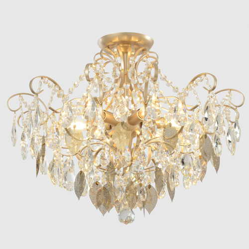 Потолочная люстра Crystal Lux ESMIRALDA PL6 GOLD