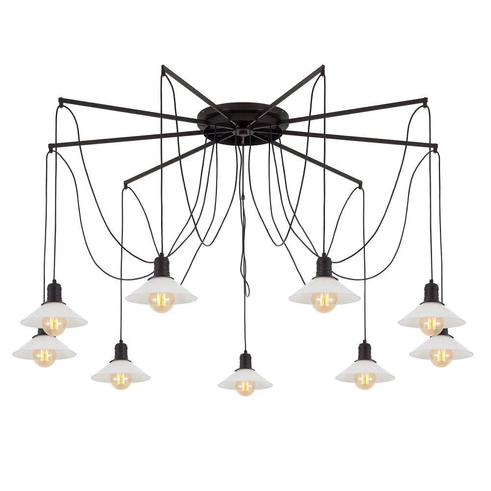 Citilux Эдисон CL451292 Люстра паук Венге