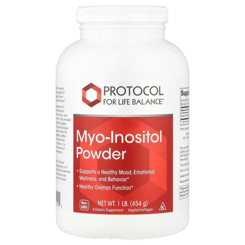 Protocol for Life Balance, Мио-инозитол в форме порошка, 454 г (1 фунт)