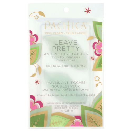 Pacifica, Leave Pretty, патчи для глаз против отеков, 2 шт., 7 мл (0,23 жидк. унции)
