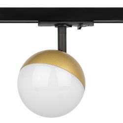 Трековый светильник однофазный ЭРА TR42-GX53 MG под лампу GX53 матовое золото | Однофазные светильники под лампу