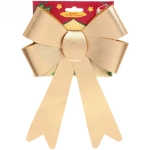 Бант на ёлку «Сказочные блики», Золото