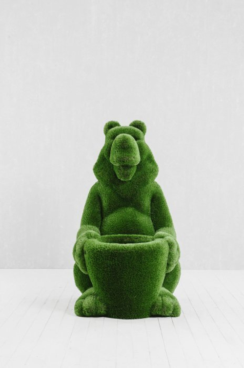 Топиари Медведь с корзиной