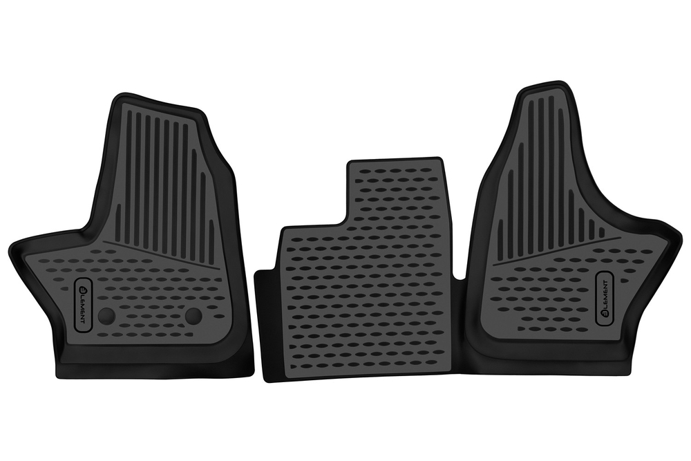 Коврики в салон для ГАЗ Газель Next, 2016 -, версия с ABS, 2 шт. (полиуретан) ELEMENTAN1050210K.F