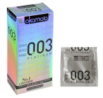 Супер тонкие презервативы OKAMOTO Platinum №10 (10 шт.) (Цвет: прозрачный)