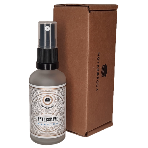 Лосьон после бритья MOYABORODA "МАЭСТРО" (органик, заживляющий на квасцах). (50мл.)