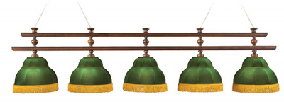 Лампа Ливерпуль Люкс 5 плафонов - дуб