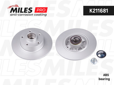 MILES - K211681-MLS - Brake Disc