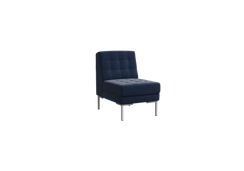 Forest Диван без подлокотников одноместный FR-D-01 Kardif 028/Металл Серый 600*800*840